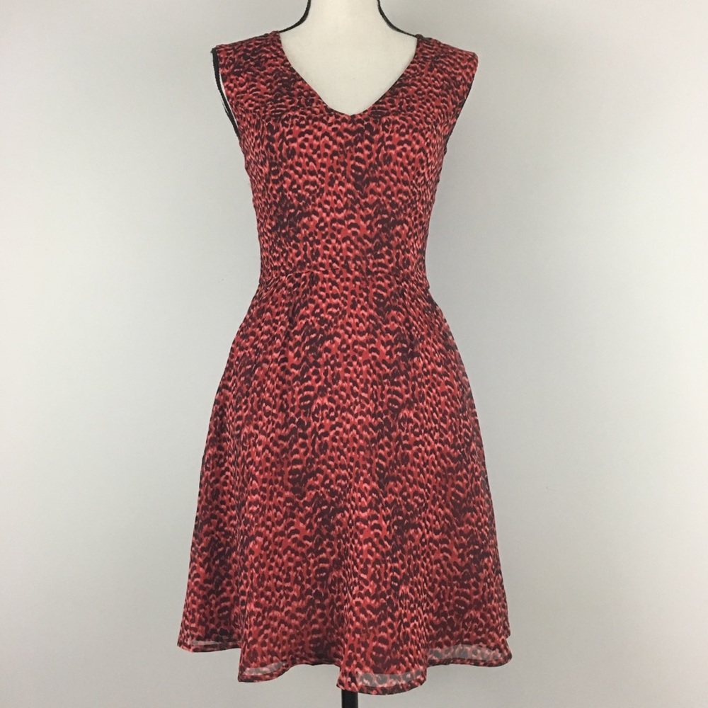 French Connection Leopard Print Mini Dress
